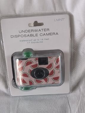 LMNT Pink Watermelon Underwater Disposable Camera